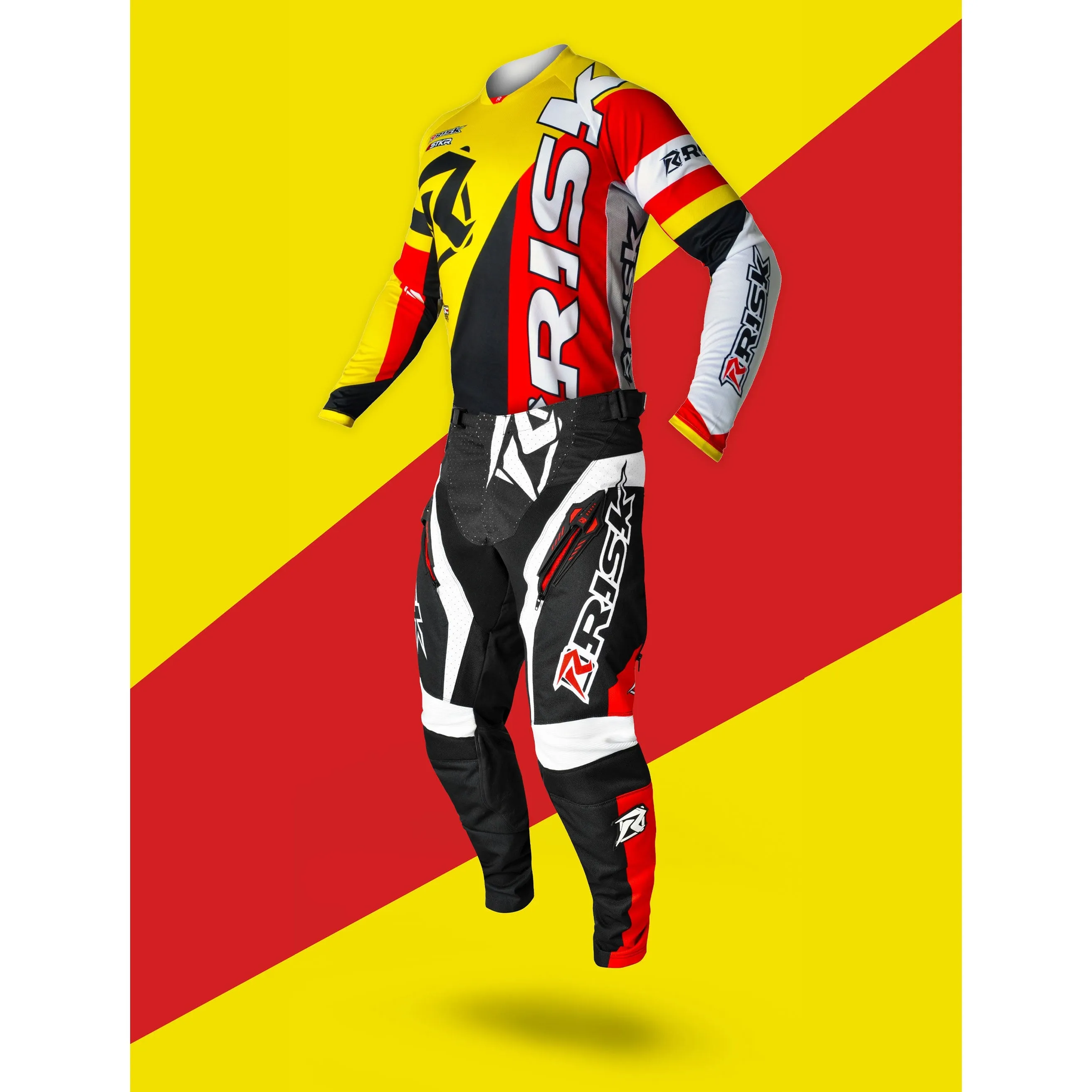 VENTilate V2 Jersey - Yellow/Red