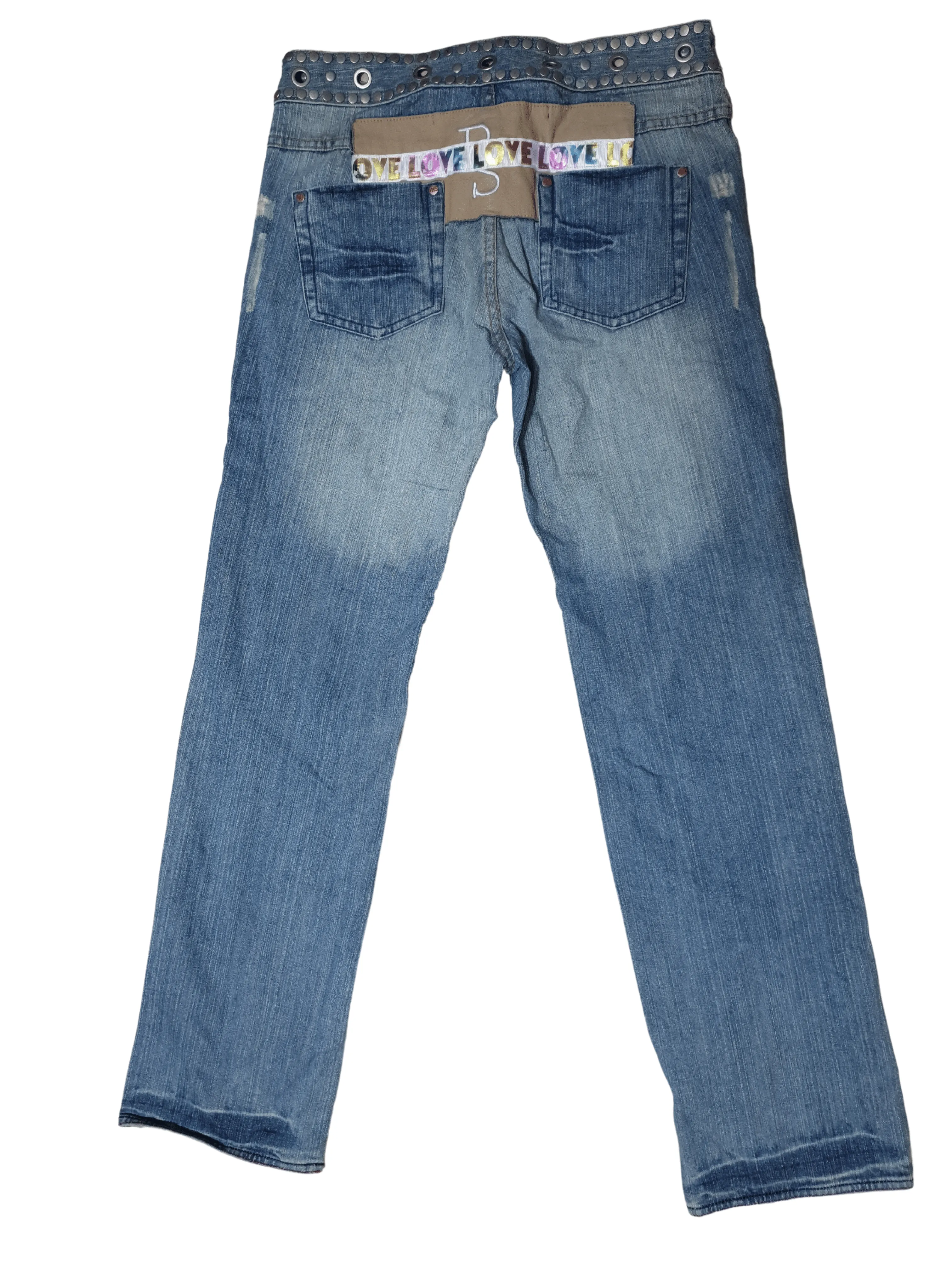 Vintage Red Salvage Jeans