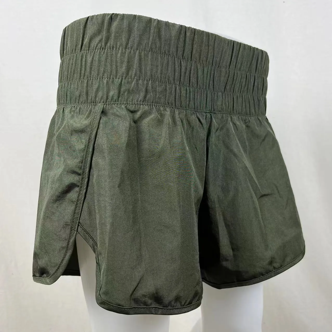 Womens High Waisted Athletic Shorts Elastic  Running Shorts Quick Dry Gym Workout Shorts