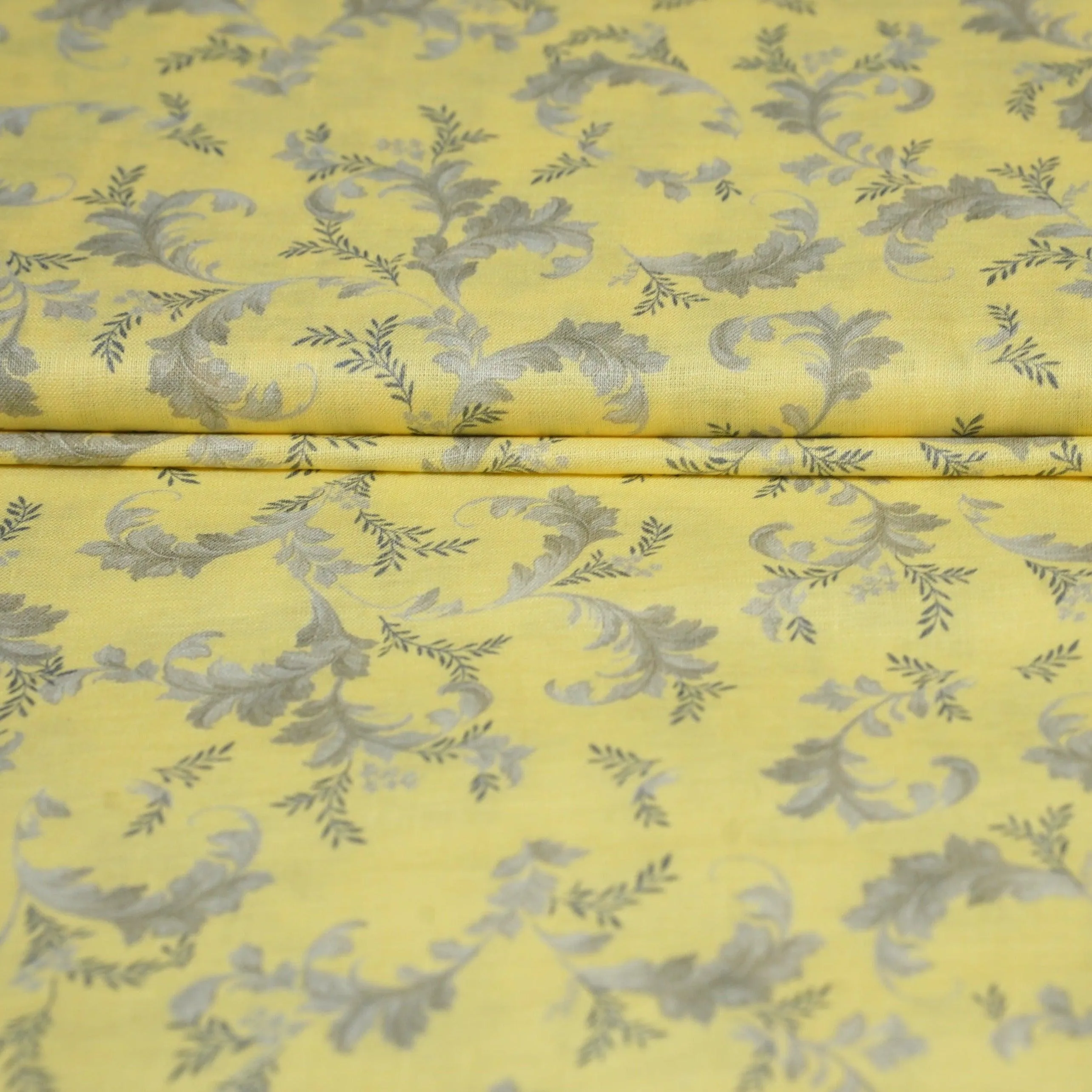 Yellow Linen Printed Shirt CAMDEN
